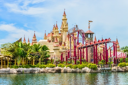 Die Universal Studios mit Abenteuerpark sind ebenfalls ein begehrter Anlaufpunkt auf Sentosa in Singapur