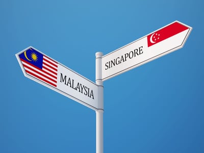 Von Singapur kann man sehr schnell einen Ausflug nach Malaysia unternehmen